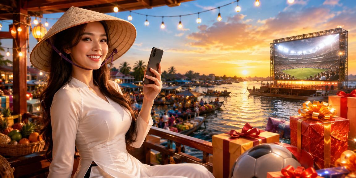 Đăng ký tài khoản và nhận thưởng VIP tại vùng đồng bằng sông Cửu Long